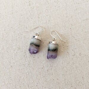 Amethyst earrings